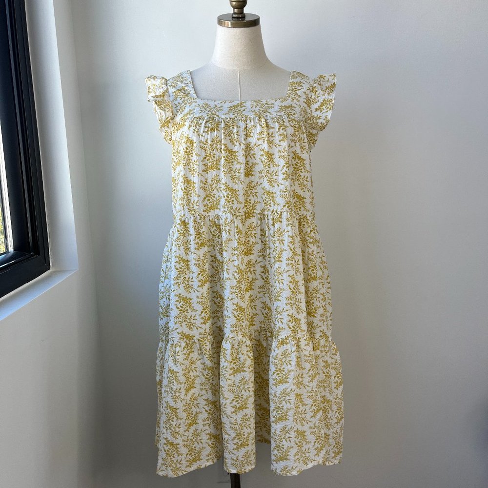 Wildflower Ruffle Sleeve Dress